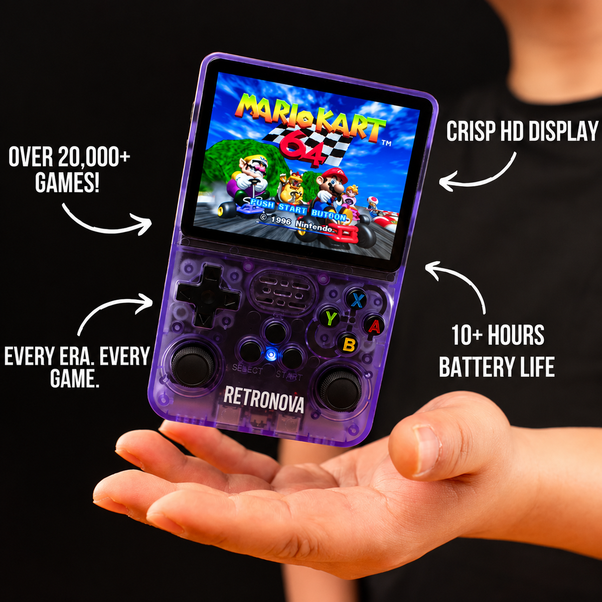 RetroNova HD Handheld Gaming Console