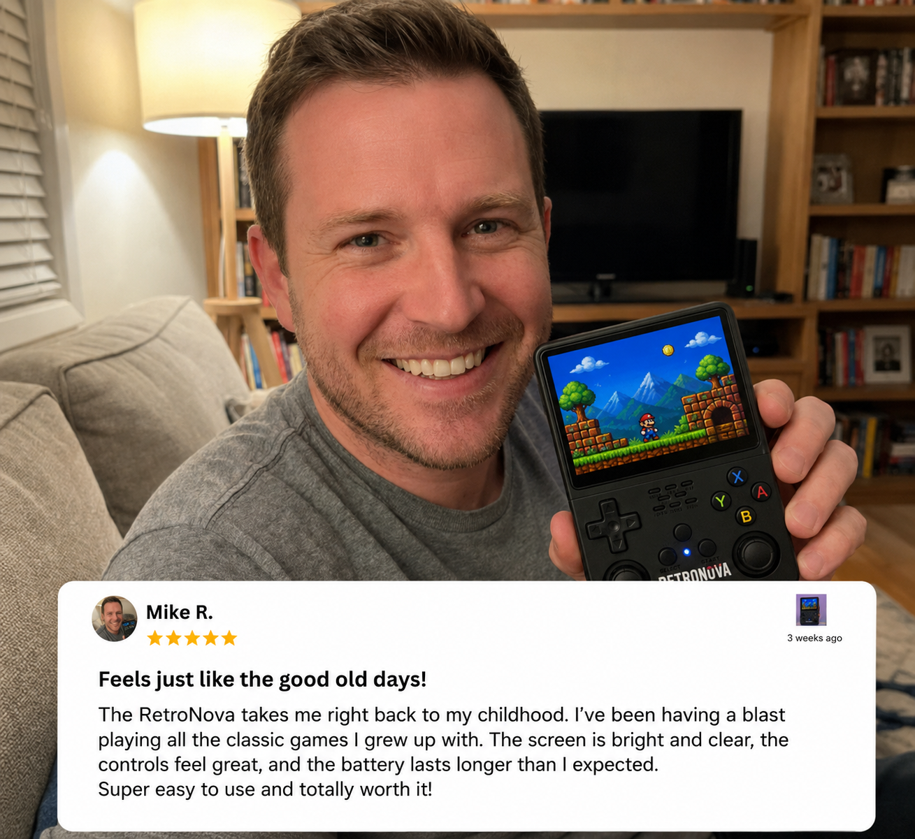 RetroNova HD Handheld Gaming Console